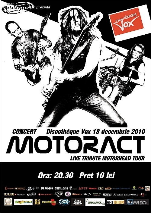 Concert MotorAct in Discotheque Vox din Suceava