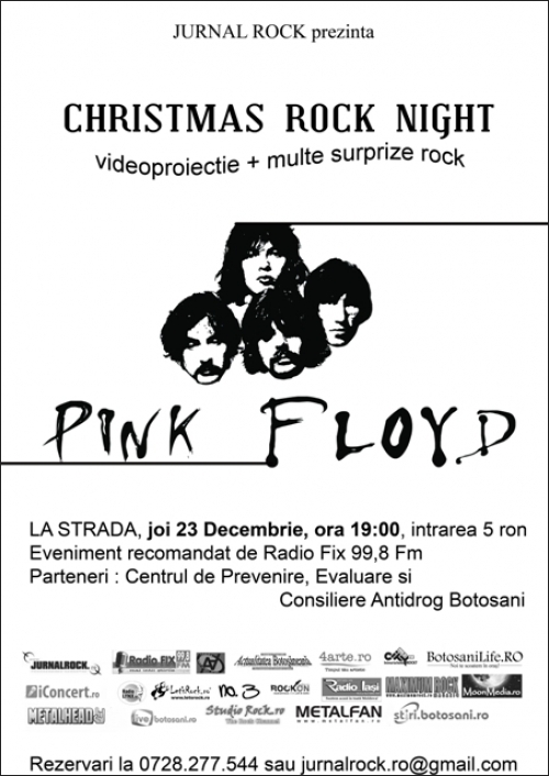 Detalii despre Christmas Rock Party cu Pink Floyd