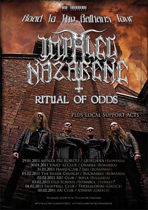 Impaled Nazarene vor concerta in Romania in 2011