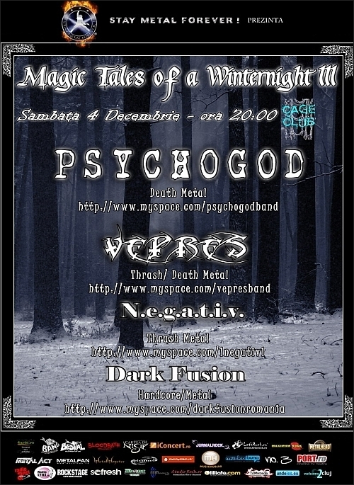 Magic Tales of a Winternight III - Psychogod, Vepres, N.E.G.A.T.I.V. si Dark Fusion