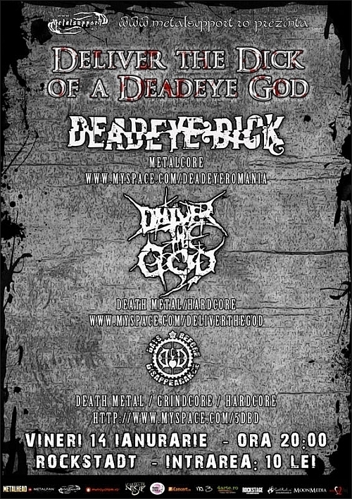 Concert Deadeye Dick, Deliver The God si Days Before Disappearance in Rockstadt