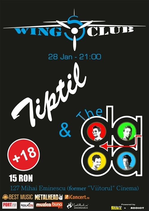 Concert TiPtiL si The dAdA in Wings Club