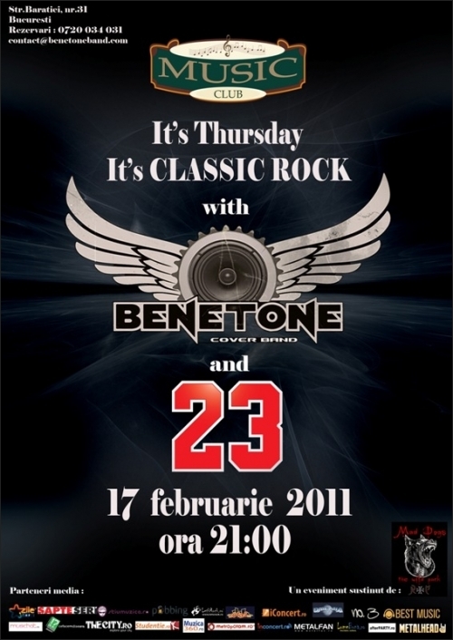 Classic Rock with BENETONE Band in Music Club