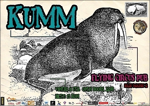 Concert KUMM in Flying Circus Pub din Cluj-Napoca