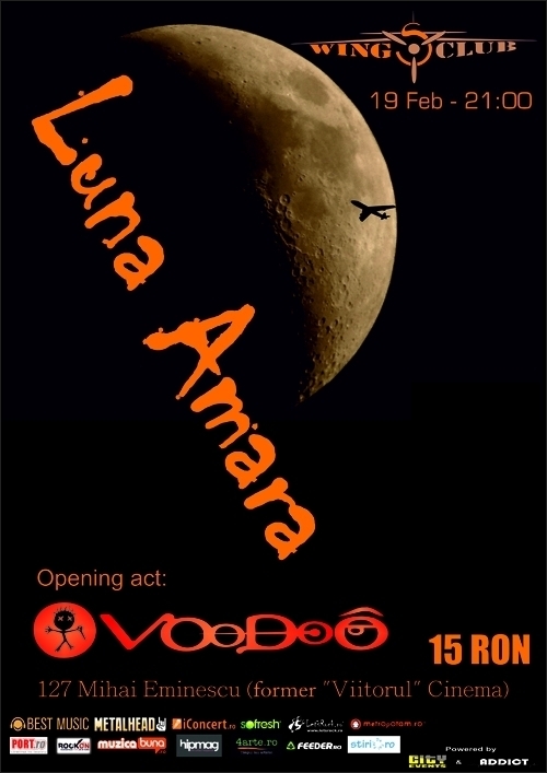 Concert Luna Amara si Voodoo in Wings Club