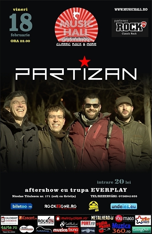 Concert Partizan in Music Hall