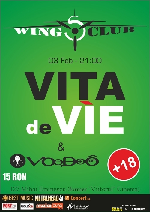 Concert Vita de Vie si Voodoo in Wings Club