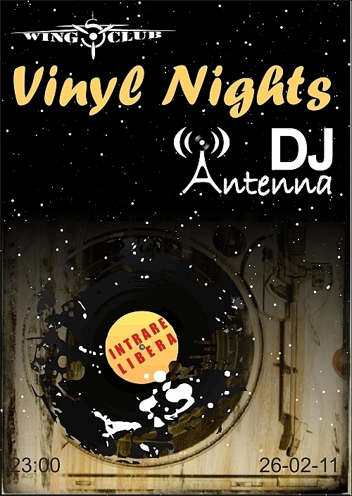 Vinyl Nights cu DJ Antenna in Wings Club
