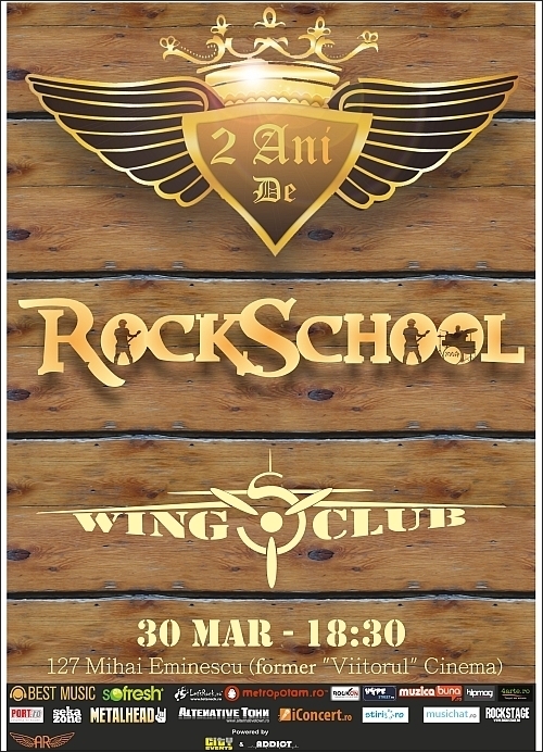 Aniversare 2 ani Rock School in Wings Club