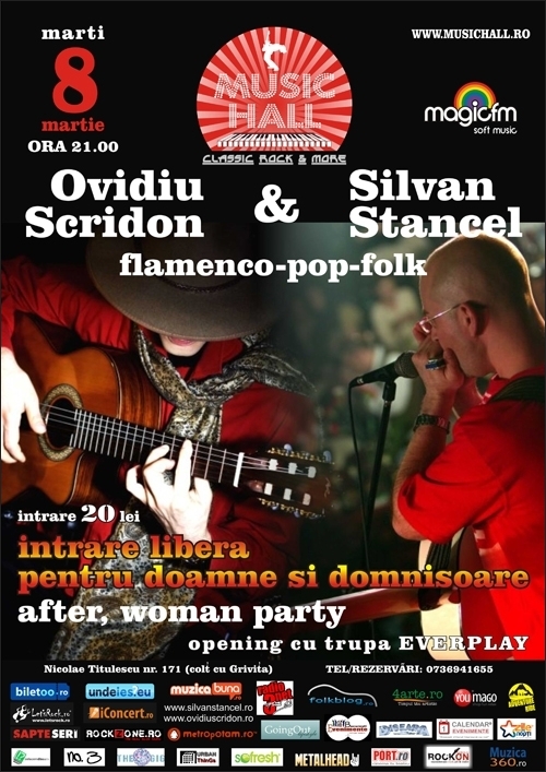 Concert Ovidiu Scridon si Silvian Stancel in Music Hall
