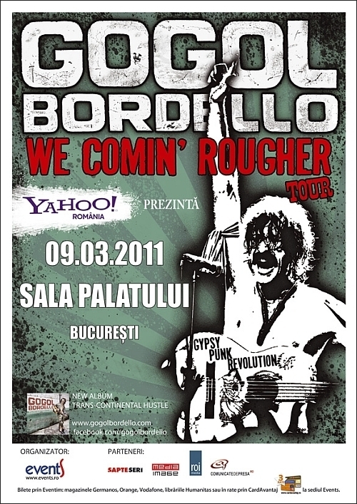 We Comin' Rougher - Gogol Bordello revine la Bucuresti