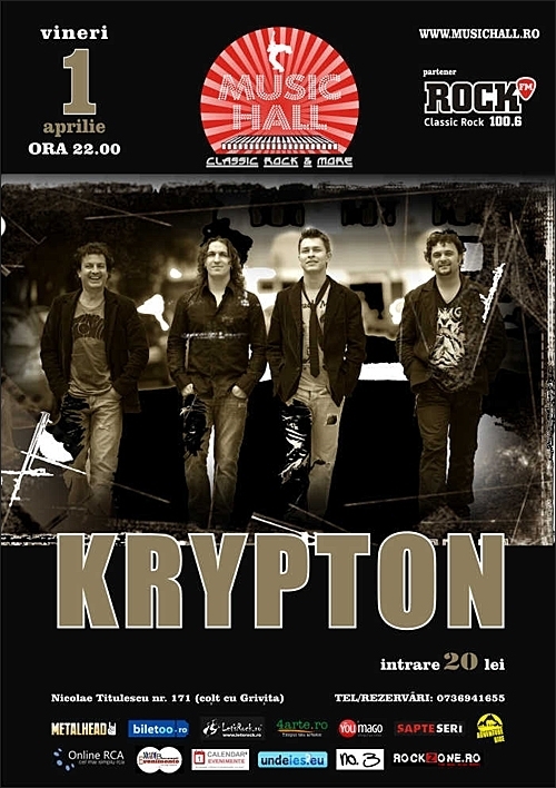 Concert KRYPTON in Music Hall