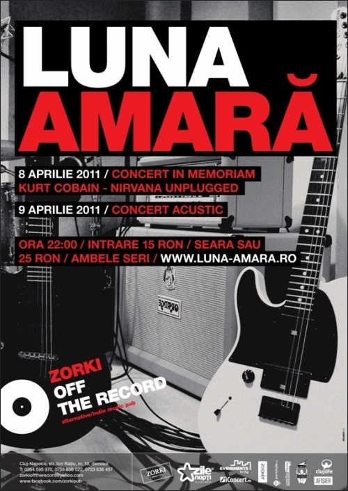 Concert Luna Amara in Zorki Off the Record Cluj-Napoca