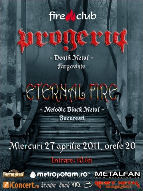 Concert Progeria si Eternal Fire in Fire Club