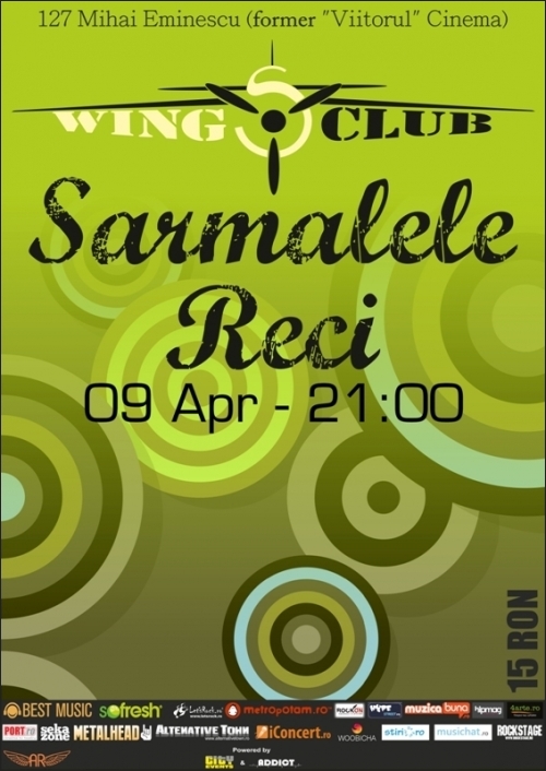 Concert Sarmalele Reci in Wings Club