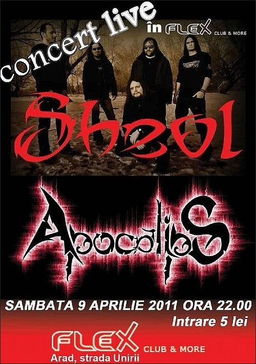 Concert Sheol si Apocalips in club Flex din Arad