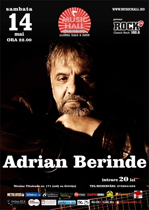 Concert ADRIAN BERINDE in Music Hall Club