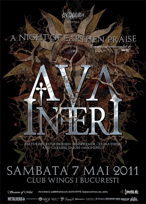 A Night Of Earthen Praise - concert AVA INFERI in Wings Club