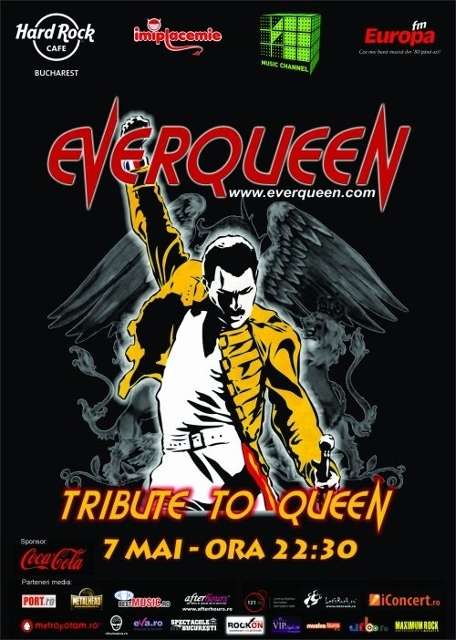 Concert Everqueen - tribut Queen in Hard Rock Cafe