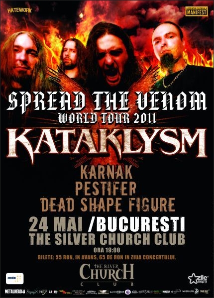 Spread The Venom World Tour ajunge la Bucuresti pe 24 mai!