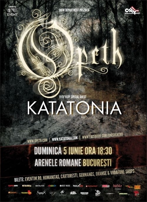 Concert Opeth si Katatonia la Arenele Romane din Bucuresti