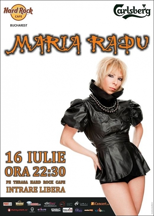 Concert Maria Radu in Hard Rock Cafe din Bucuresti
