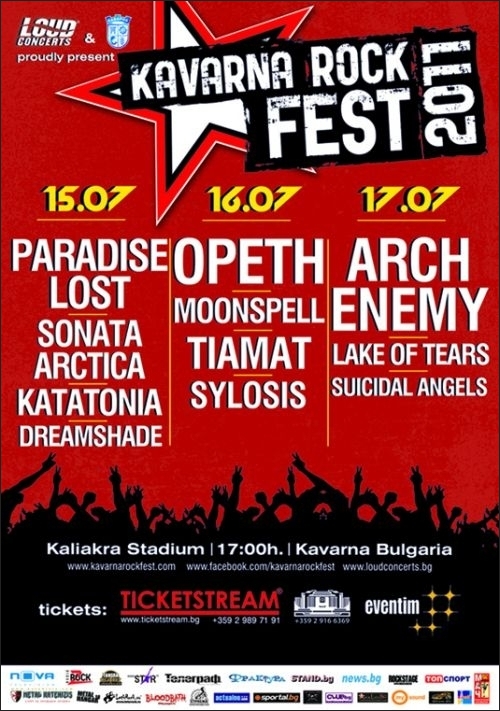 Programul sesiunilor de autografe in cadrul festivalului Kavarna Rock Fest 2011