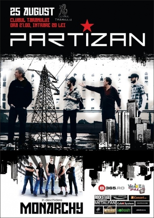 Concert Partizan si Monarchy in Clubul Taranului Roman