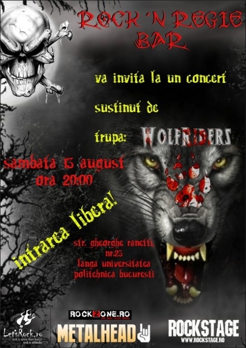 Concert WolfRiders in Rock'n Regie