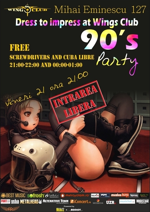 90's Party in Wings Club