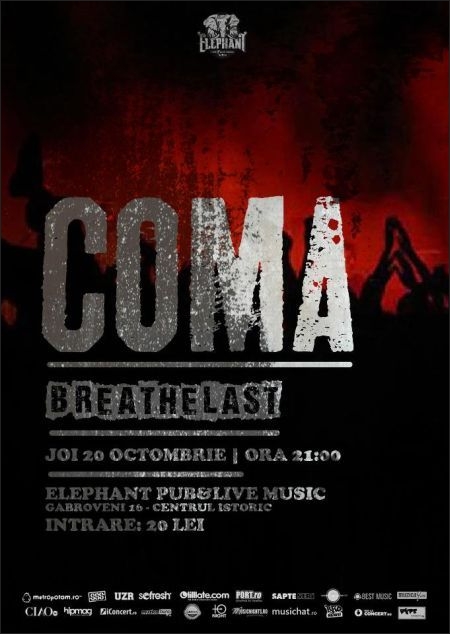 Concert Coma si Breathelast in Elephant Pub