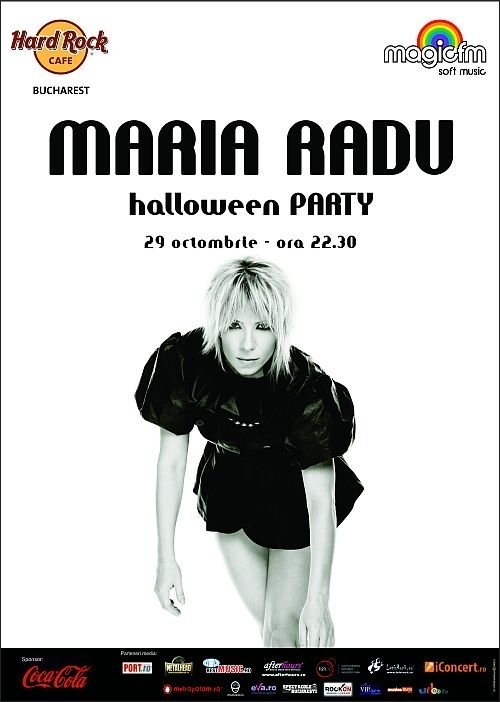 Halloween Party cu Maria Radu in Hard Rock Cafe din Bucuresti