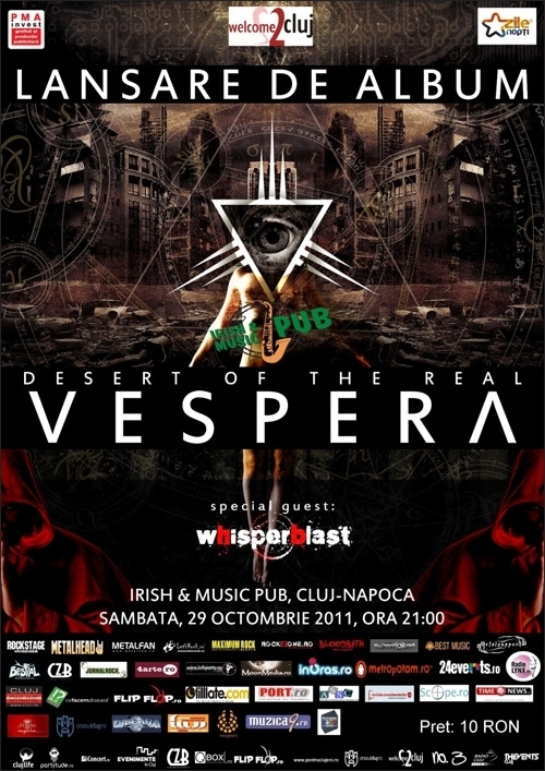 Update concert Vespera in Irish Music Pub si Concurs