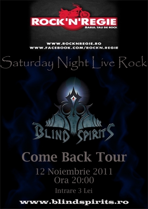 Blind Spirits Come Back Tour