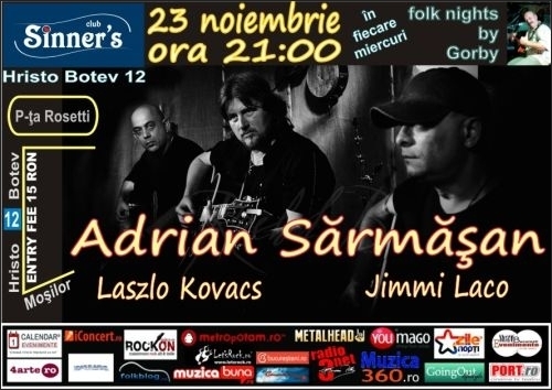 Concert Adrian Sarmasan & friends la Folk Nights by Gorby editia 37