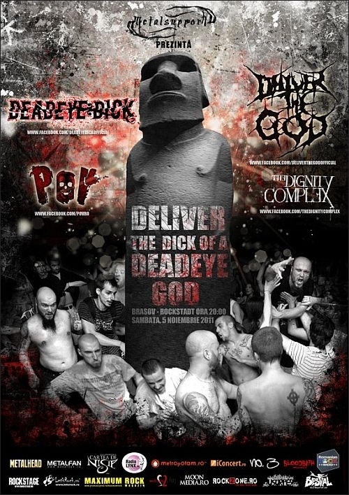 Concert Deadeye Dick, Deliver The God, P.O.V. si The Dignity Complex in club Rockstadt