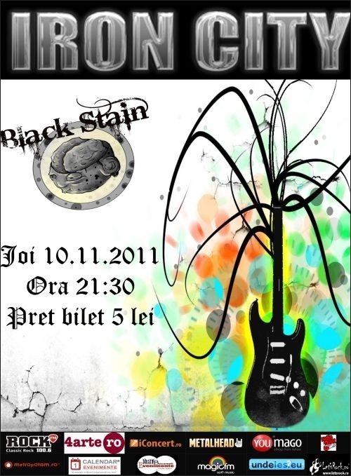 Concert al trupei Black Stain in club Iron City