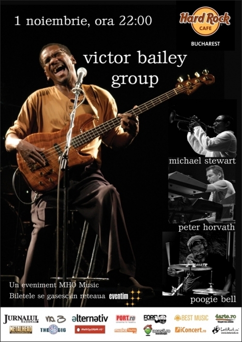 Concert jazz Victor Bailey Group la Bucuresti si Sibiu