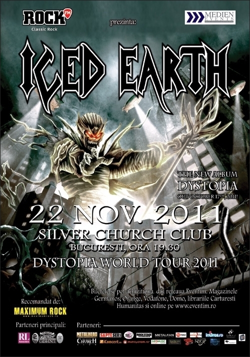 Reguli de acces la concertul Iced Earth