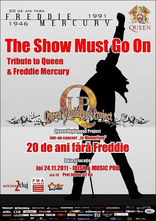 The Show Must Go On - Concert Tribut Freddie Mercury in Irish Music Pub