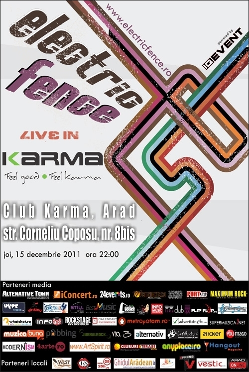 Concert Electric Fence in club Karma din Arad