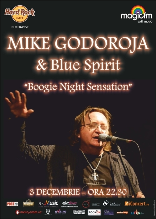 Concert Mike Godoroja si Blue Spirit in Hard Rock Cafe