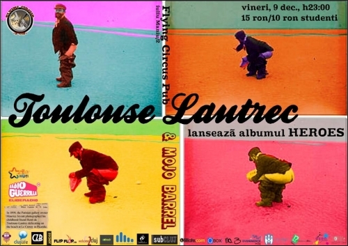 Concert Toulouse Lautrec si Mojo Barrel in Flying Circus Pub