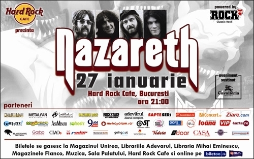 Concert Nazareth in Hard Rock Cafe