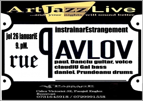 Concert rue Pavlov in Club Passage Bucuresti