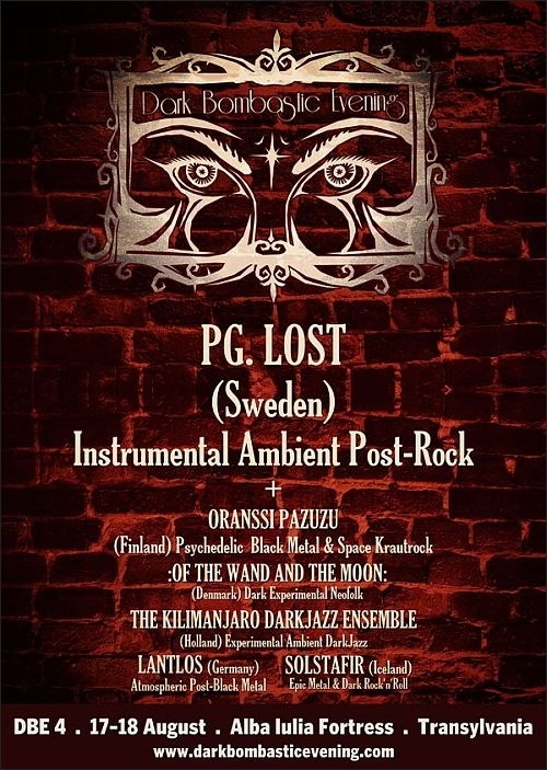PG. Lost - a 6-a trupa confirmata la Dark Bombastic Evening 4