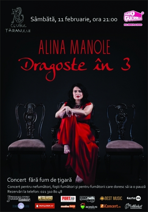 Concert Alina Manole in Clubul Taranului, 11 februarie 2012