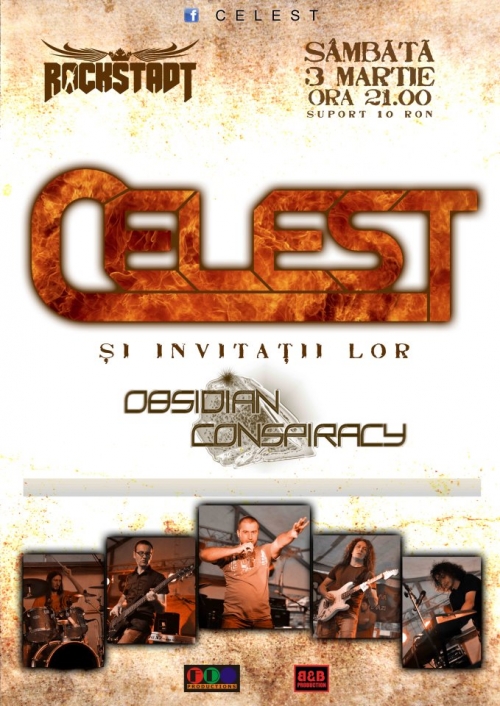 Concert Celest si Obsidian Conspiracy in Rockstadt