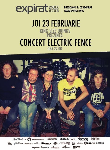 Concert Electric Fence in club Expirat