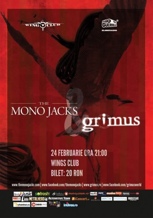 Concert Grimus si The Mono Jacks in Wings Club